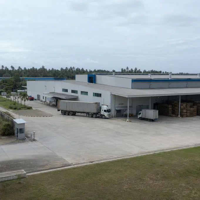 Elefloor factory exterior in Rayong, Thailand