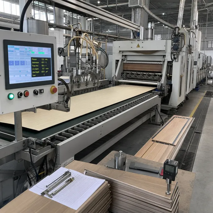 WSPC lamination equipment shown on the Elefloor owner website
